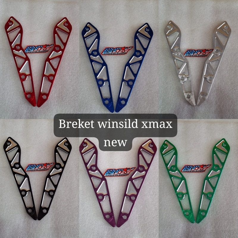 BREKET WINDSHIELD XMAX NEW ORIGINAL THAILAND