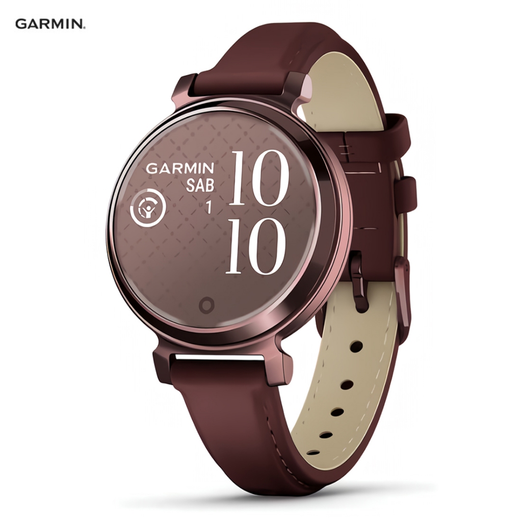Garmin Lily 2 Classic 010-02839-61 Jam Tangan Pintar Wanita - Smart Watch - Dark Bronze with Mulberr