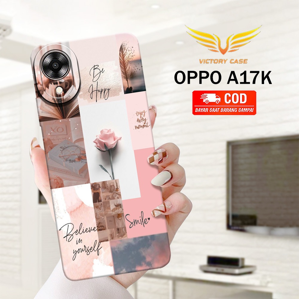 New Aesthetic Case - Softcase Oppo A17K - Terbaru - Case Hp Oppo A17K - Casing Oppo A17K - Case Lent