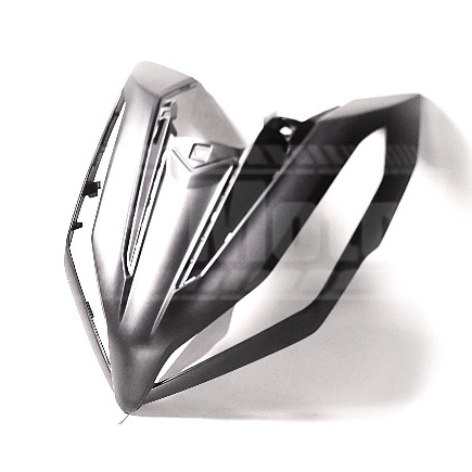 New Vario 125 - Honda Ori Cover Dasi Tameng Depan / Front - Hitam Doff / Black Matte - 64301K2VN30ZL