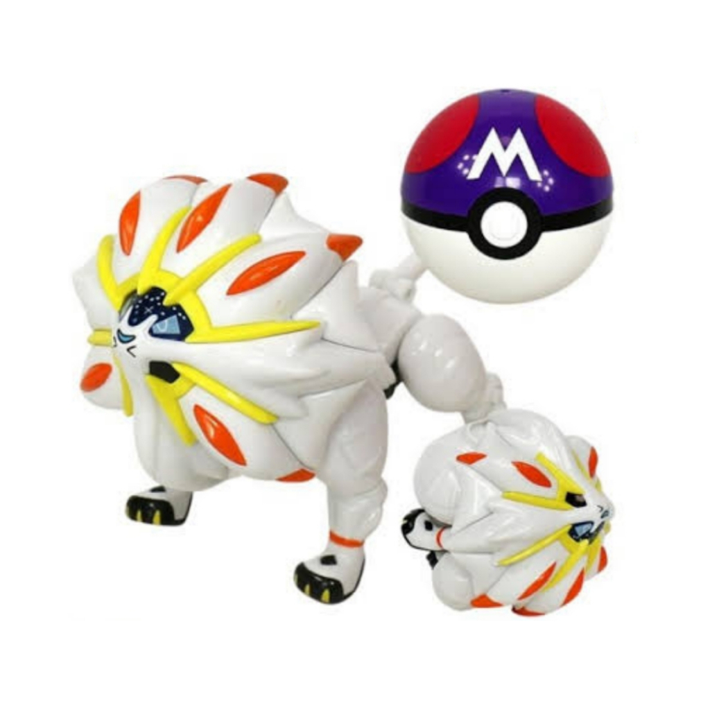 [PROMO 8.8] Mainan Figure Pokemon Pokeball Solgaleo box kecil