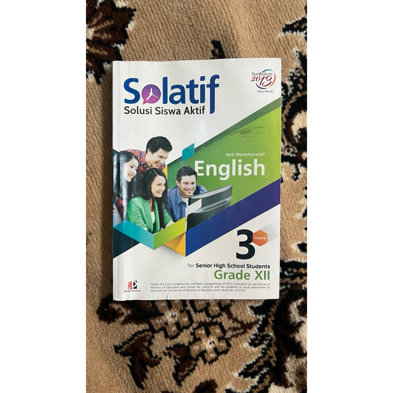 

Solatif (Solusi Siswa Aktif) English Volume 3 for Senior High School Students Grade XII