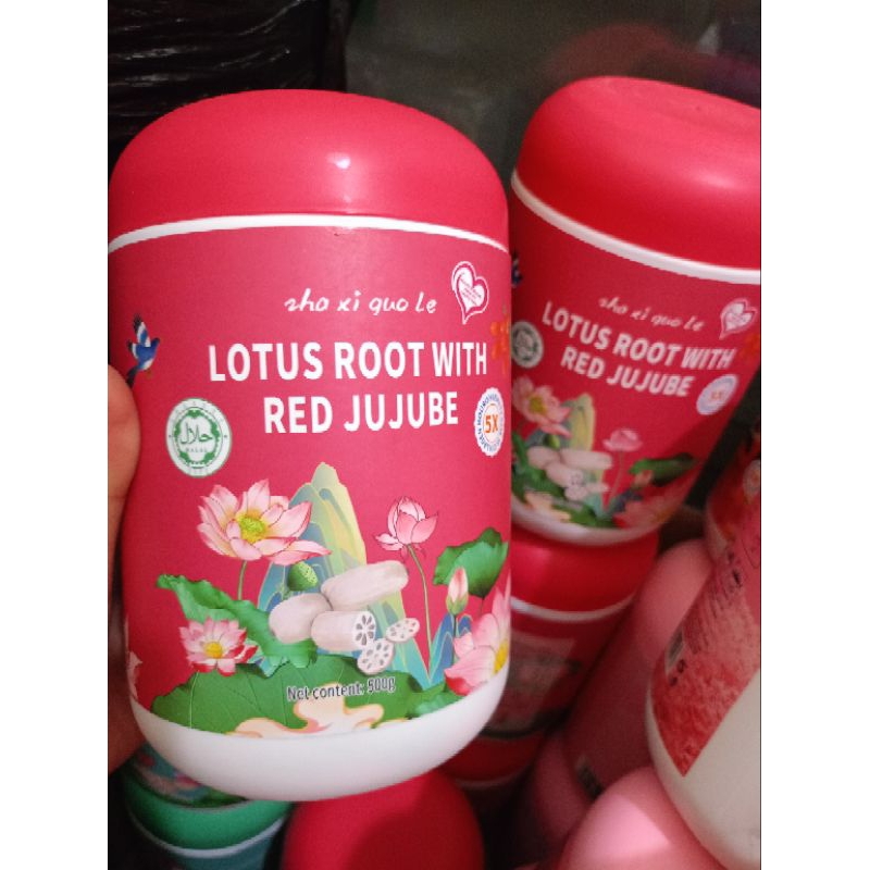 

oufen / serbuk akar teratai / lotusrootpowder ,varian red jujube 500g