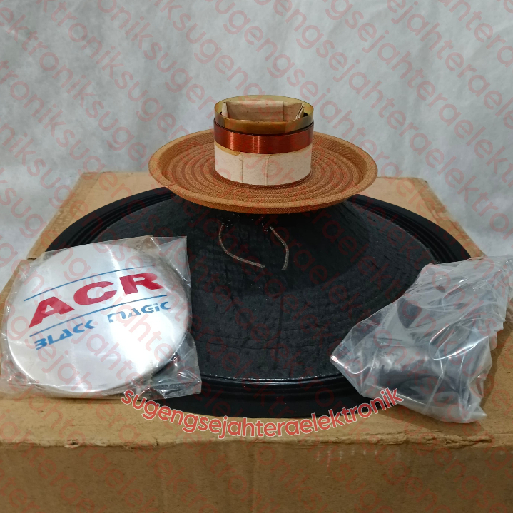 Recone Kit Reconkit Speaker ACR Black Magic 1590 Original // Recone Kit 1590 Black Magic ACR
