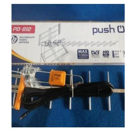 ANTENA TV DIGITAL OUTDOOR PO-812 PUSH ON