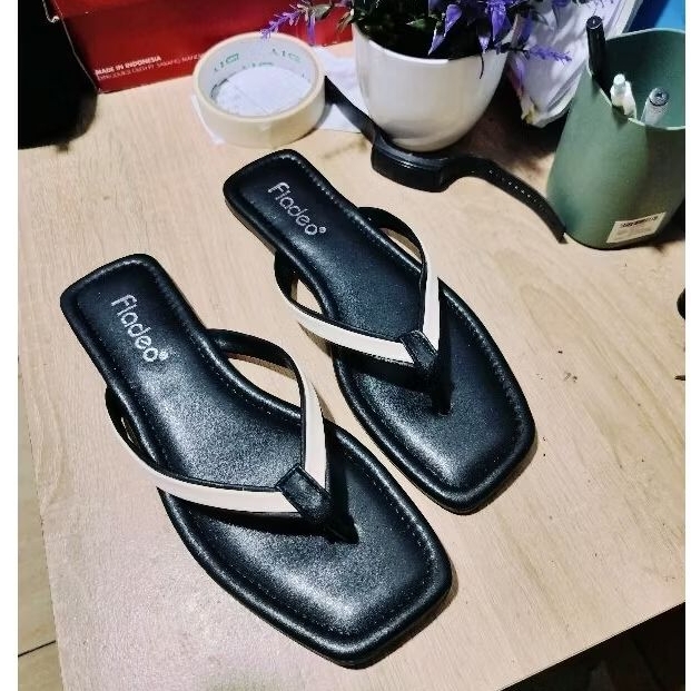 SENDAL JEPIT FLADEO WANITA POLOS KODE JF