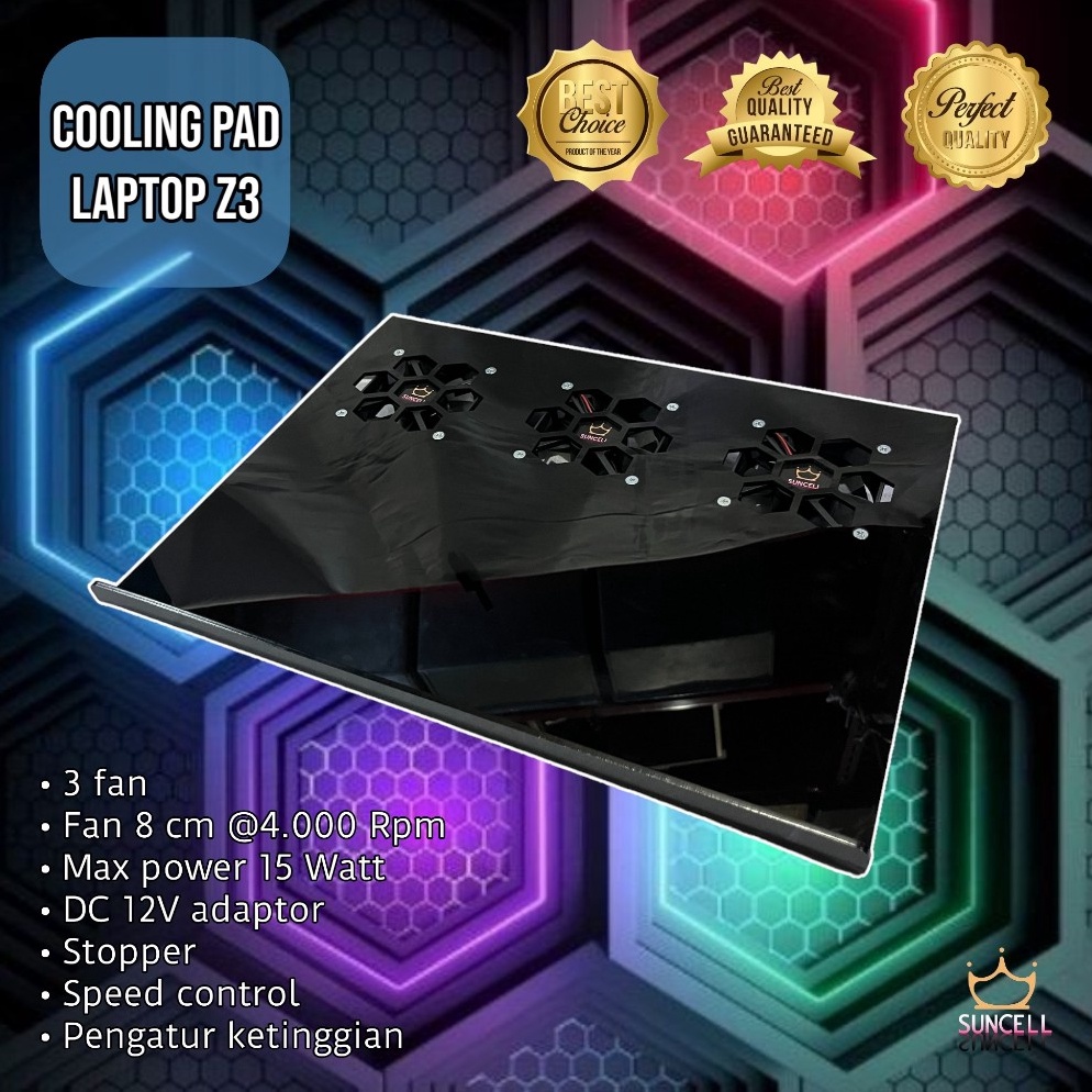 Cooling pad Laptop Suncell Z3 l QS8