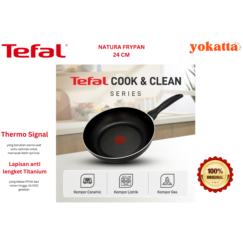 Tefal Natura Frypan 24cm