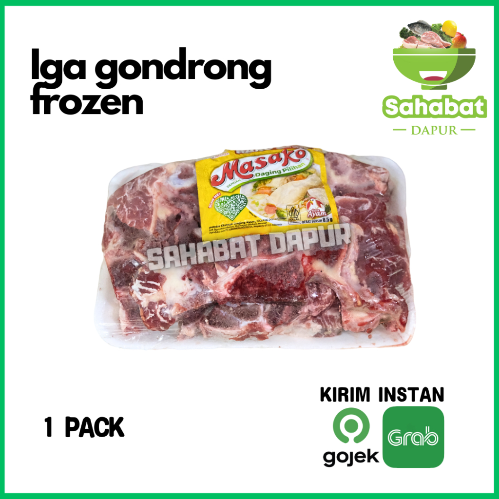 

Iga Gondrong kemasan 1 kg / Tulang Iga Gondrong Frozen - Sahabatdapur