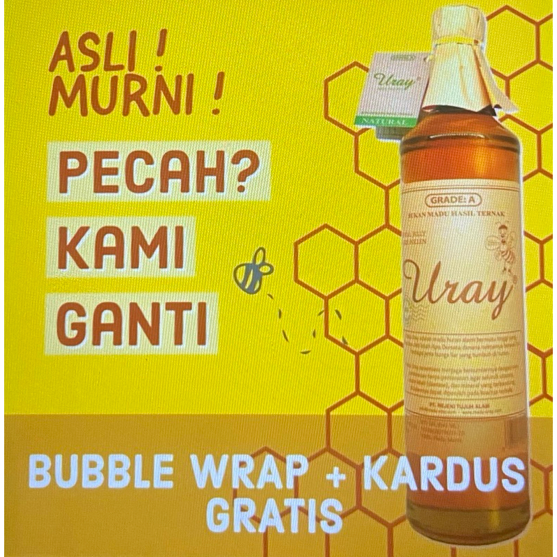 

madu uray / natural honey 875 gram (640ml) original