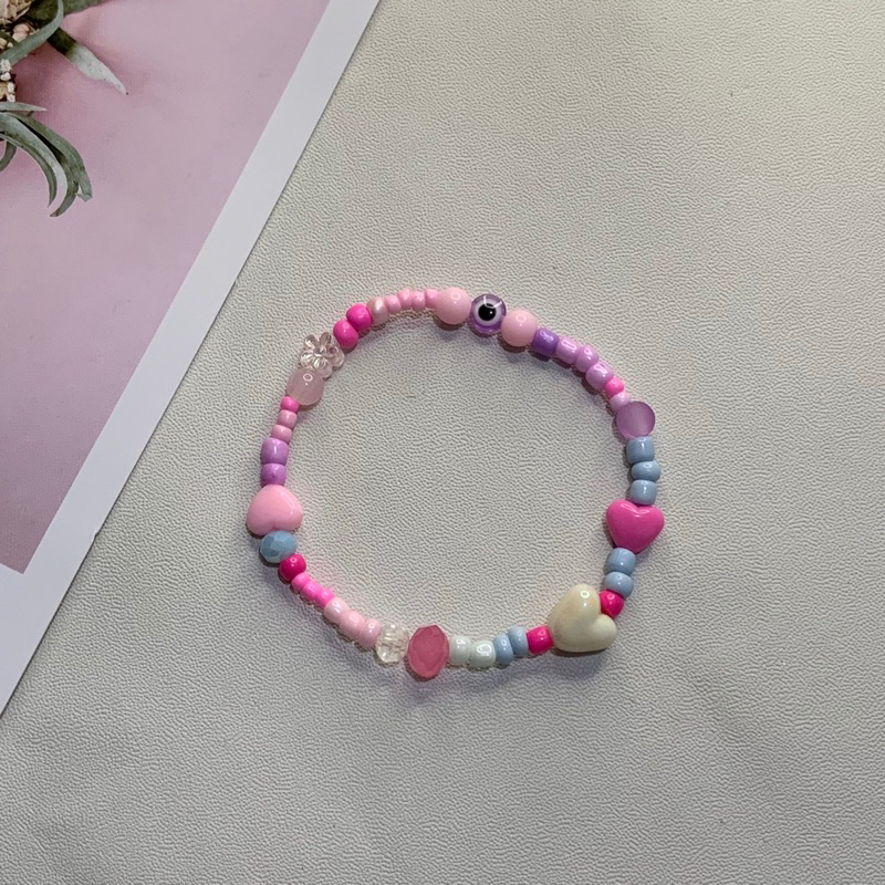 Gelang manik manik korea/Gelang beads korea/gelang manik manik lucu