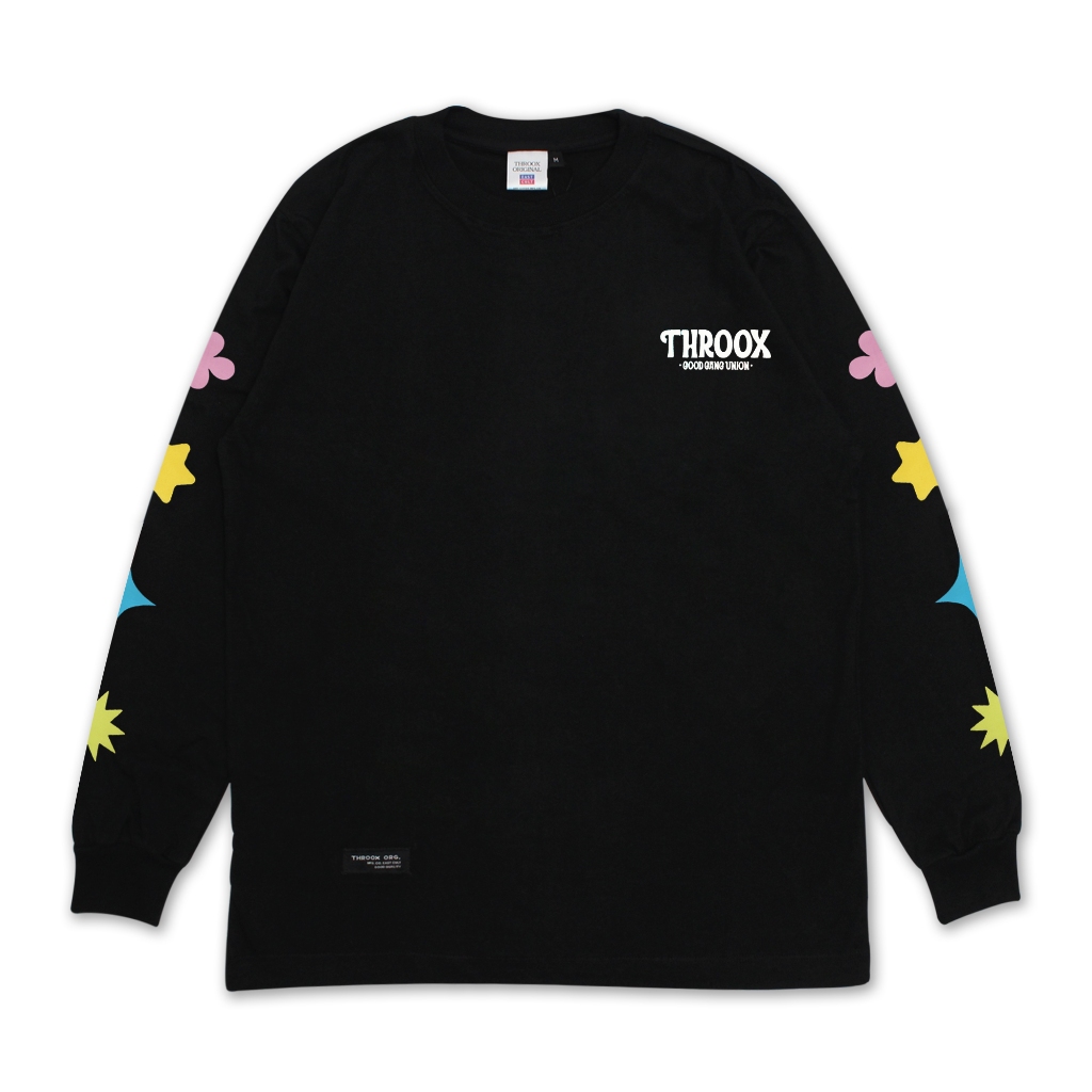 Throox Longsleeve || Throox Kaos Lengan Panjang Kounde Black