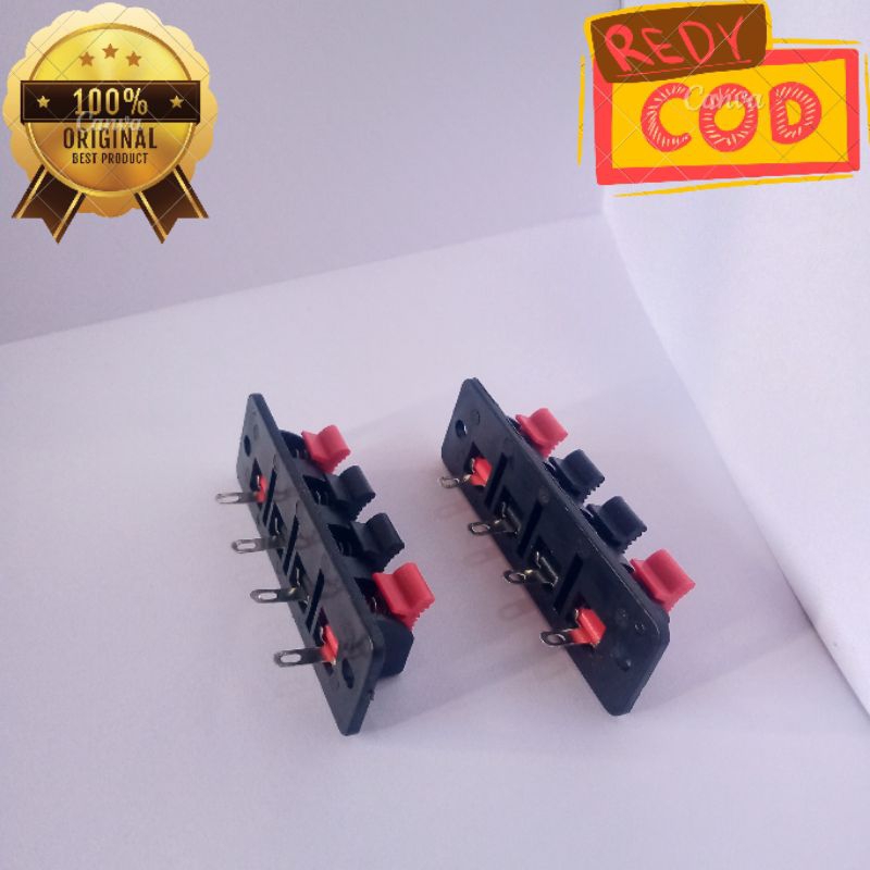 TERMINAL SPEAKER JEPIT 4 PIN/ TERMINAL SPEAKER KECIL/TERMINAL SPEAKER