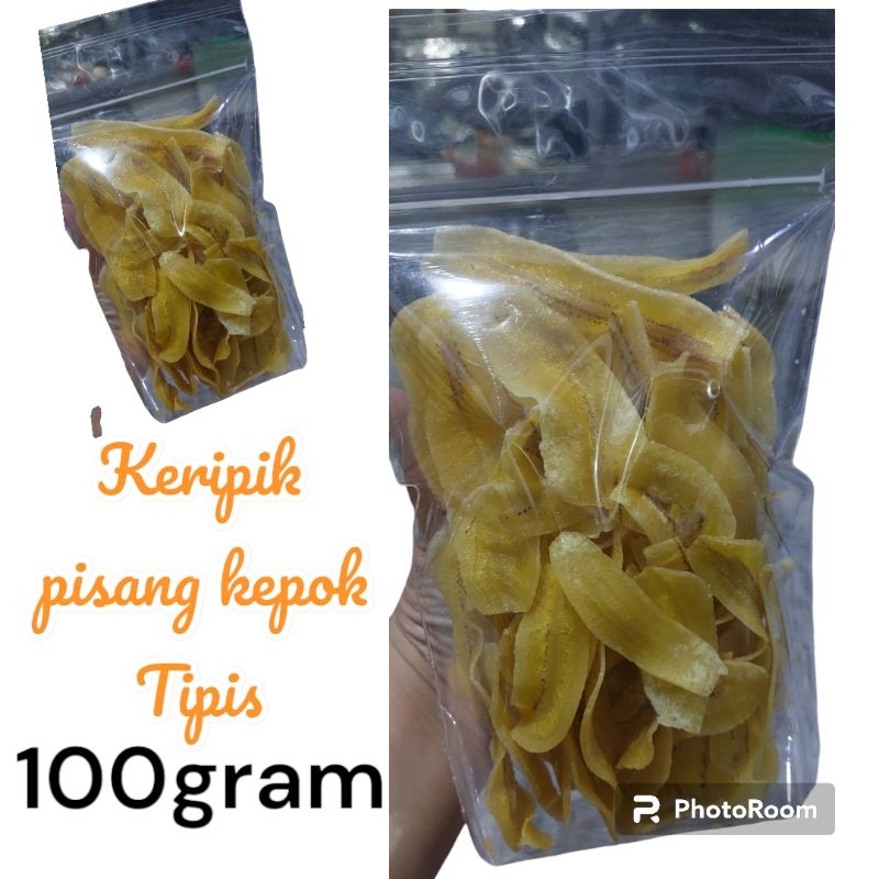 

Keripik Pisang Kepok Tipis 100gram