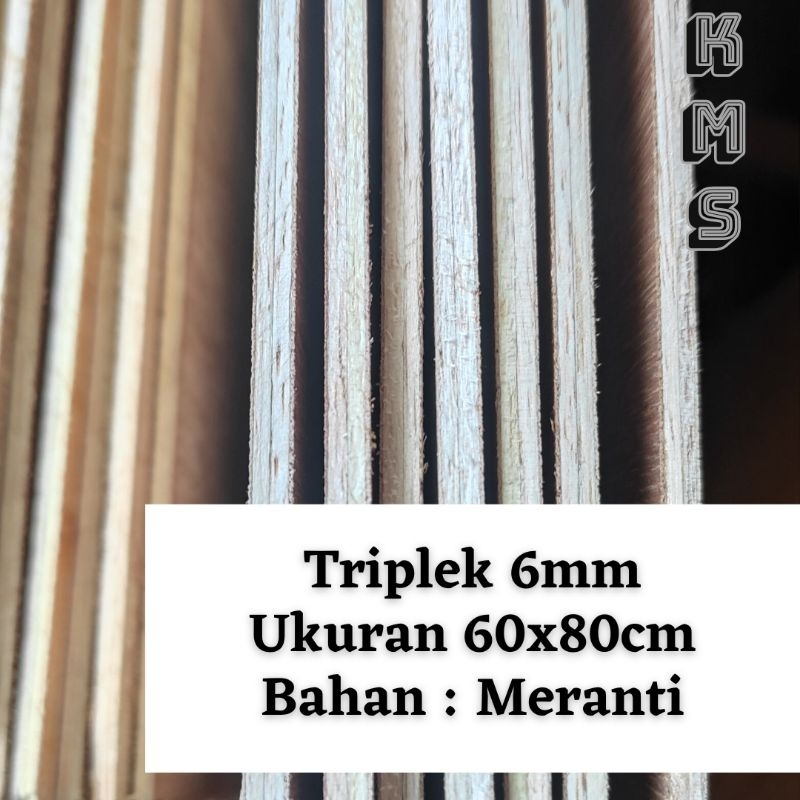 Triplek 60x80cm 6mm