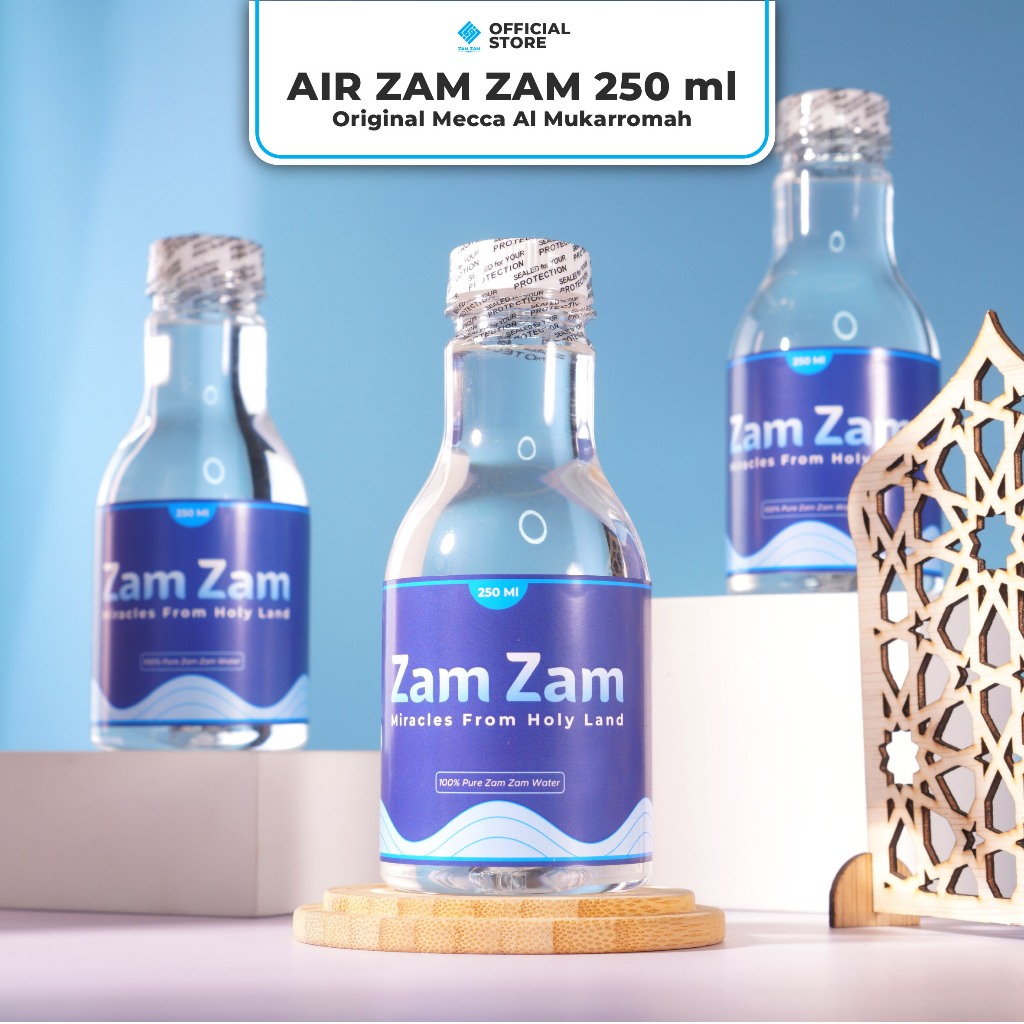 

[250ML-ZAM2] AIR ZAM ZAM ASLI MEKKAH AL MUKARROMAH - 250 ML