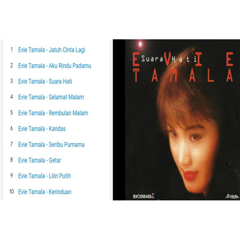 evie tamala cd album getar suara hati 2004