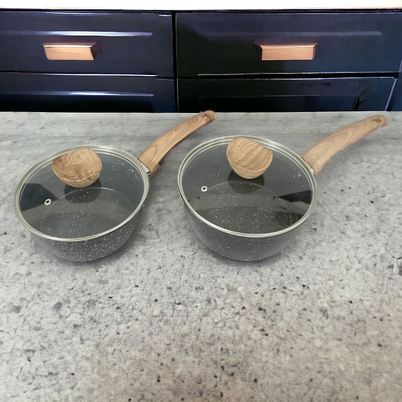 Home Pro Sauce Pan Marble / Panci Susu / Panci Anti Lengket