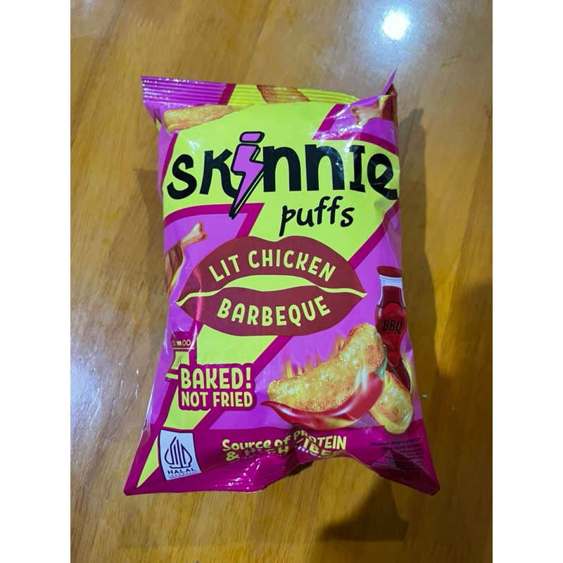 

skinnie puffs chicken barbeque