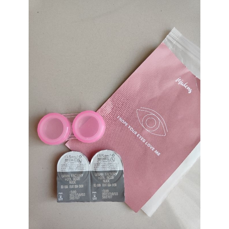 Jejulens SOFTLENS MINUS 3 WARNA Blushy Nude