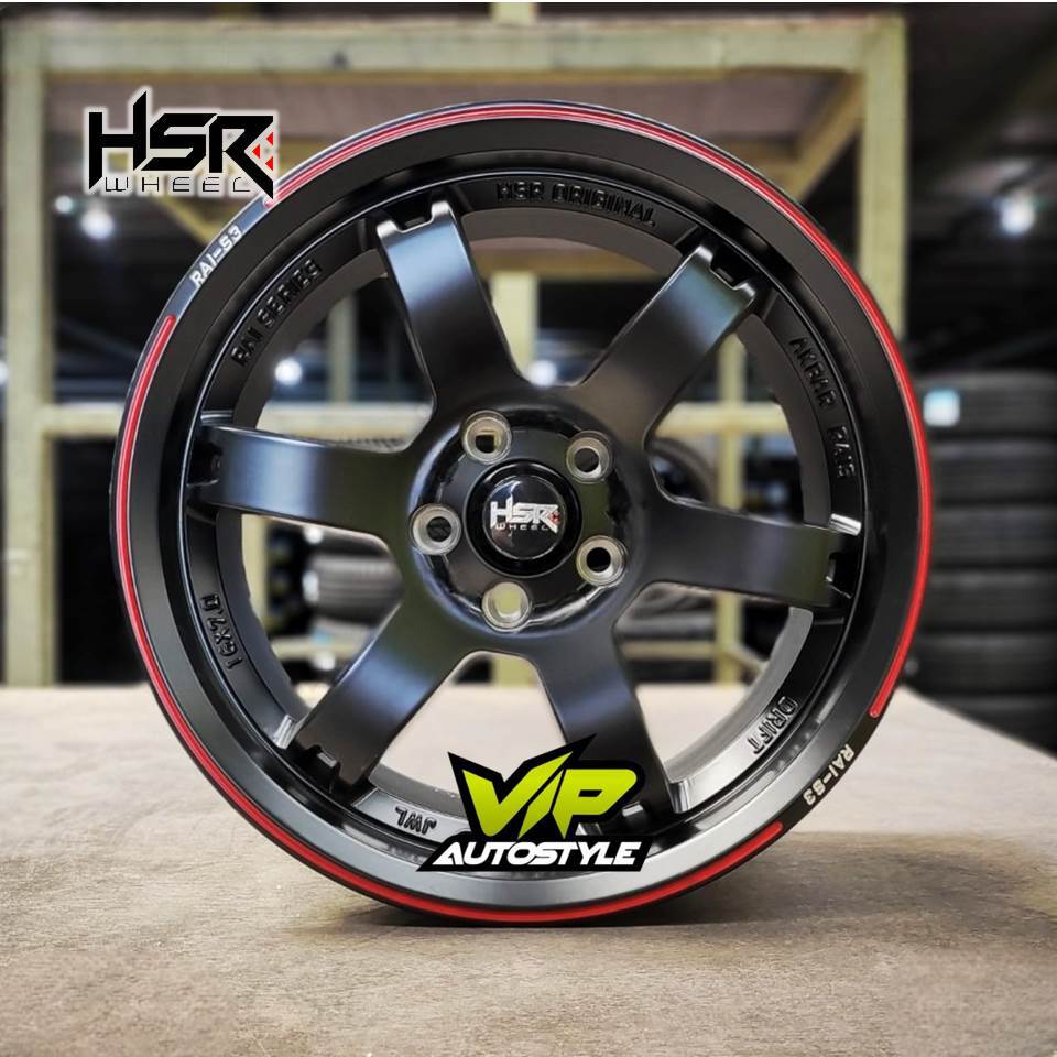 Velg mobil Ring 18 Honda HRV innova Stargazer Xpander Juke Civic Fd - HSR RAI-S3 R18 Racing