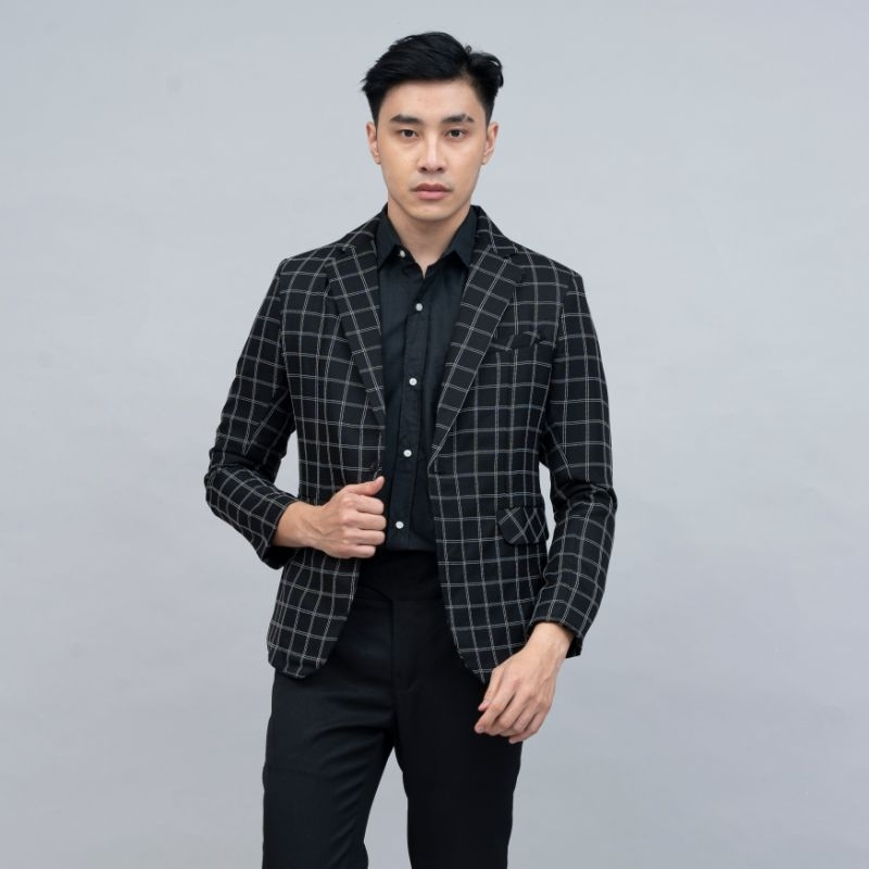 Jas Blazer Tartan Kotak-kotak / Jaz Kotak-kotak Pria / Jas Tartan / Jas Motif Kotak/ Jas Style Korea