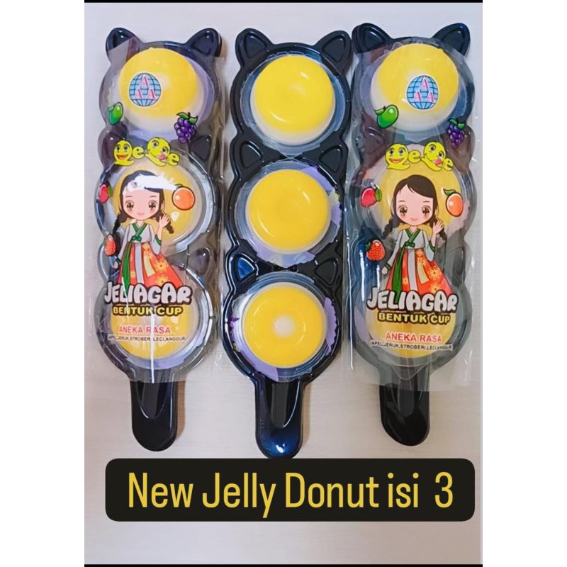 

JELI DONAT SUSUN 3/JELLY VIRAL ISI 10 STRIPS