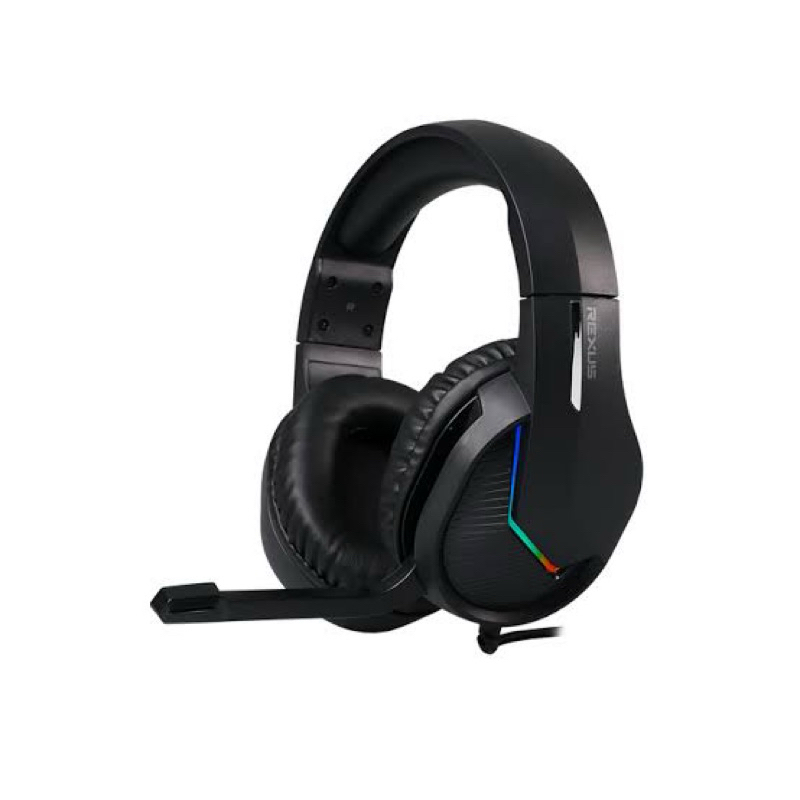 Headset Gaming Rexus F80 vonix, mic condenser audio MCA-06 Apollo NYK Nemesis, Soundcard V8