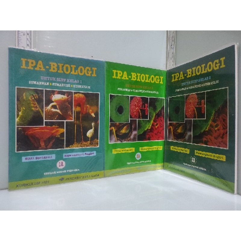 IPA BIOLOGI SLTP KELAS 1A, 2A, 2B KURIKULUM 1994 SITI SOETARMI