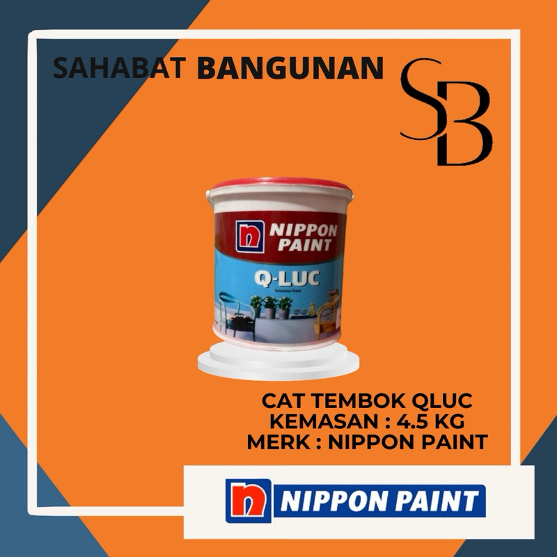 cat tembok qluc 4.5 kg cat tembok qluc nippon paint cat tembok nippon paint qluc 4.5kg