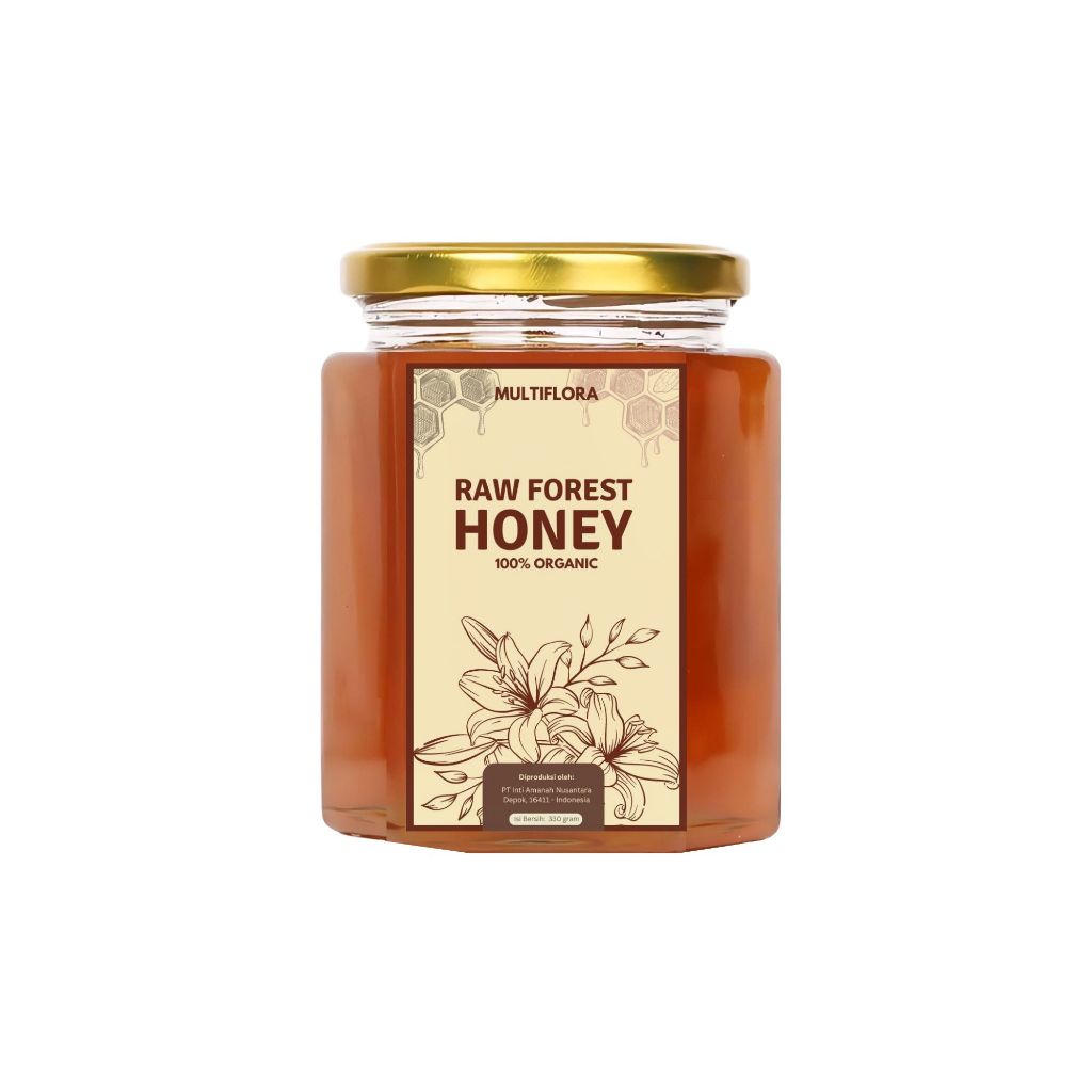 

QH Madu Murni Lebah Hutan Asli 330 Gram 100% Organik & Natural Herbal