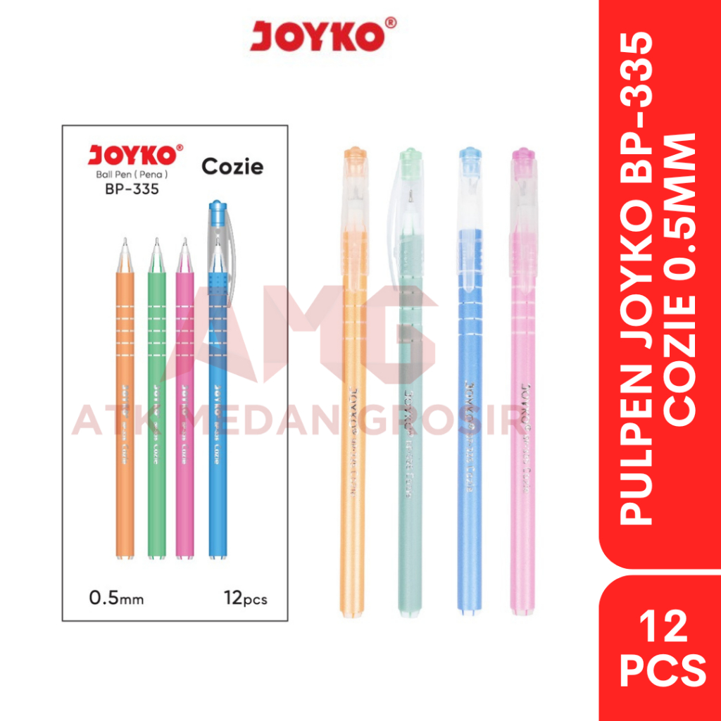 

PULPEN JOYKO BP-335 COZIE PER BOX ISI 12 PCS 0.5MM