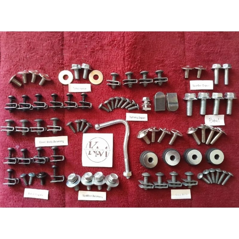 COD Baut Body Lengkap Honda Blade 110cc- Baud Body Fullset Honda Blade 110