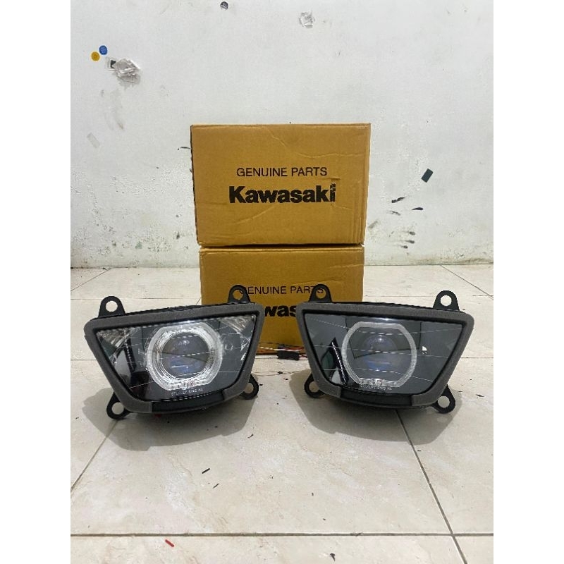 LAMPU NINJA RR OLD REFLEKTOR NINJA RR OLD ZX LAMPU BILED NINJA RR OLD ZX CUSTOM BILED