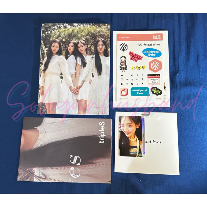 Official tripleS Krystal Eyes Album + Seoyeon Objekt / Photocard