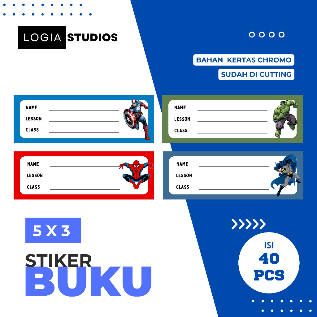 

STIKER BUKU | STIKER NAMA |STIKER MAPEL | LOGIA STUDIOS