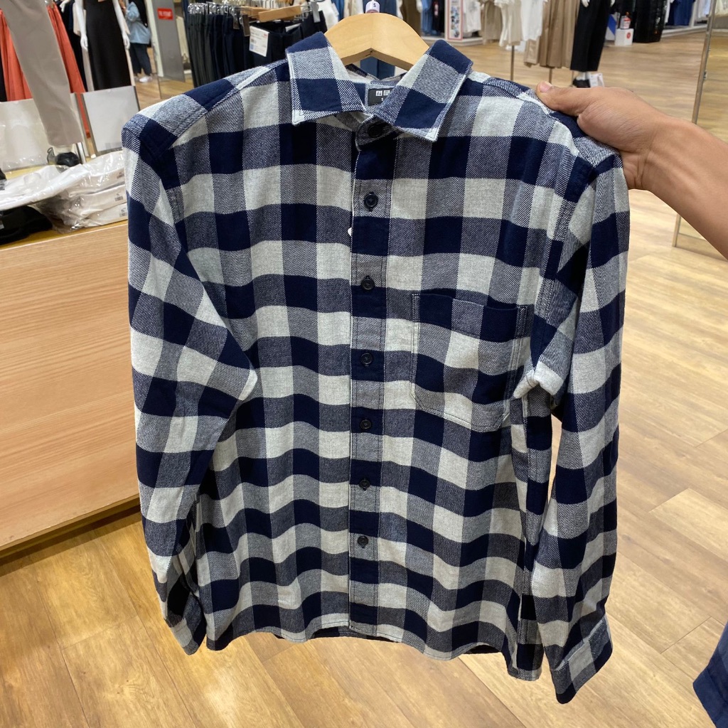 Jastip. Kemeja Flannel Uniqlo (MAN)