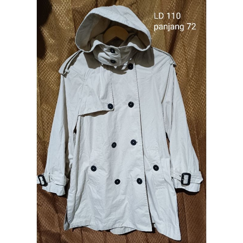 coat hoodie wanita cream coat wanita cream jaket parka zara jaket coat hoodie zara jaket outer zara 