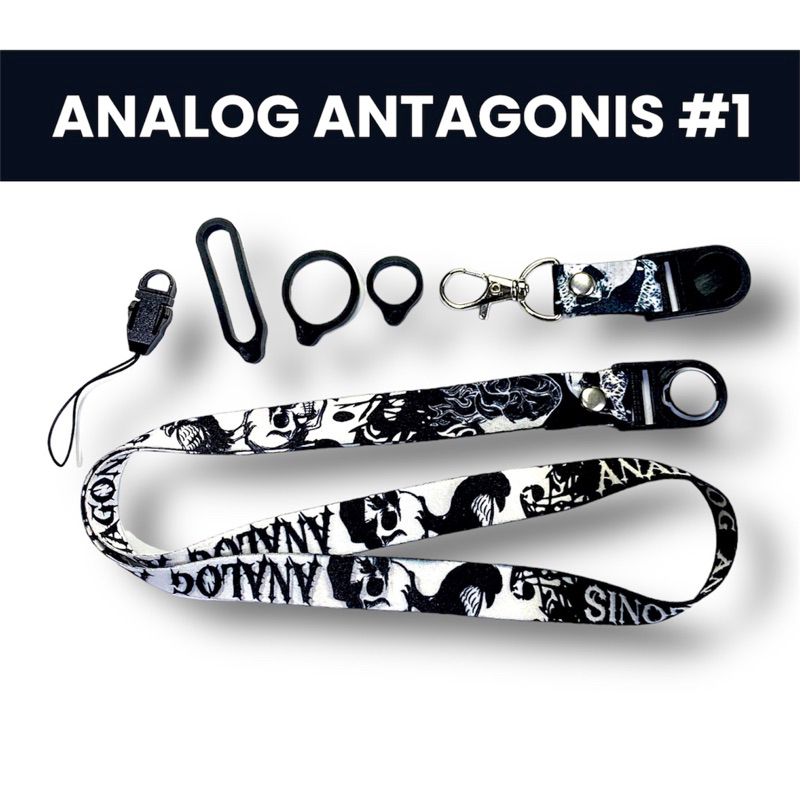 

ANALOG ANTAGONIS MERCH ART 1 LANYARD PREMIUM GANTUNGAN HP GANTUNGAN KUNCI
