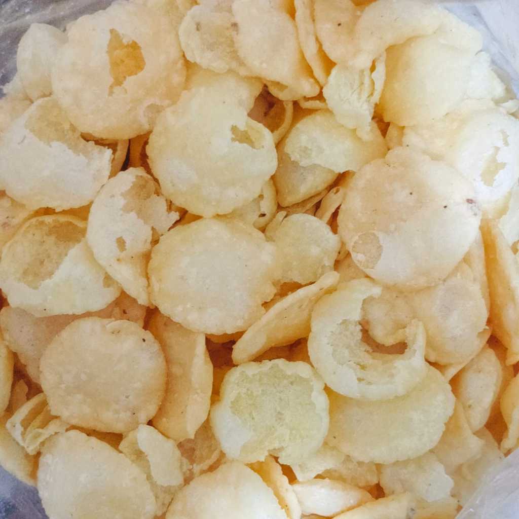 

Terlaris Best Seller Comring Asin Renyah Gurih Halal Keripik Comring Original Bandung 500gr
