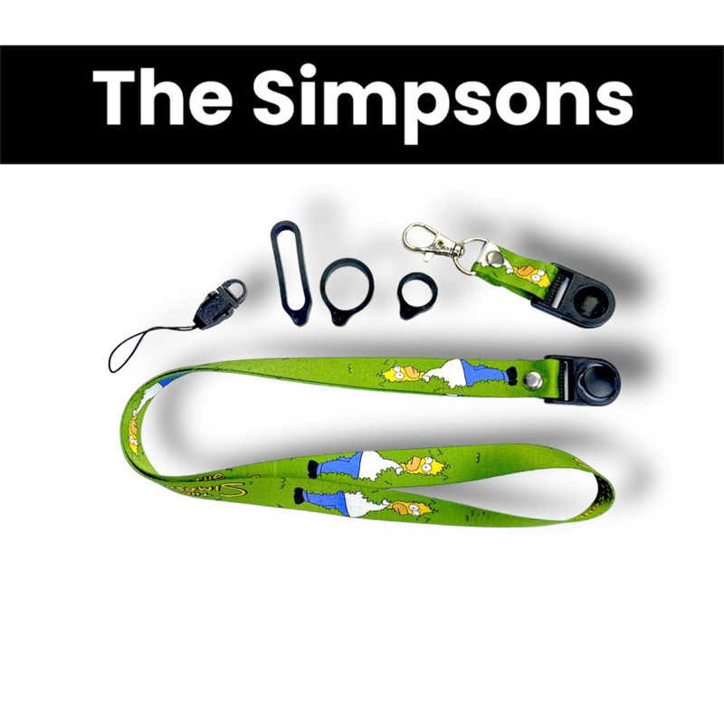 

THE SIMPSONS GREEN ART LANYARD PREMIUM GANTUNGAN HP GANTUNGAN KUNCI