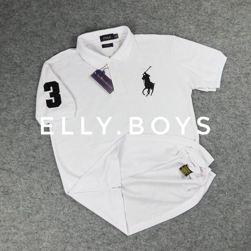 Kaos Kerah Polo Kuda Besar RLPH LREN Logo Bordir Premium Quality