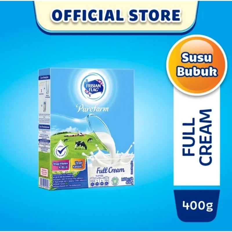 

Susu Bubuk Frisian Flag Full Cream - Vanilla Kompleta Cokelat 400Gr