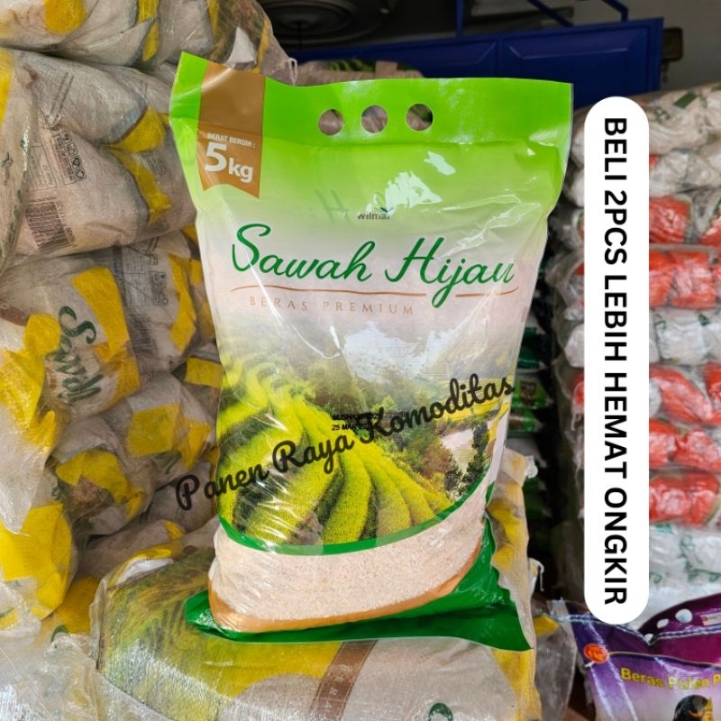 Beras Sawah Hijau 5kg Wilmar