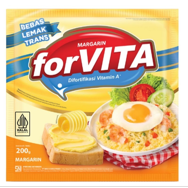 

forVITA Margarine Serbaguna 200 gram