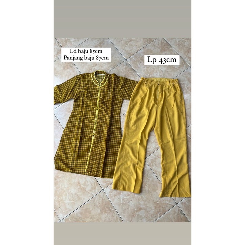 Preloved baju 1 set/one set