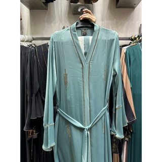 SET ABAYA MANIK GOLD DHUHAA || ABAYA FREE PASHMINA || ABAYA IMPOR MESIR ORIGINAL