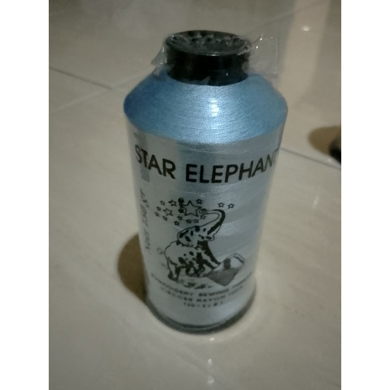 benang bordir star elephant