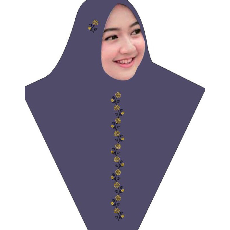 PAYET MOTE GOSOK PRES LIS LOGO KERUDUNG JILBAB BERGO PAKAIAN MUSLIM