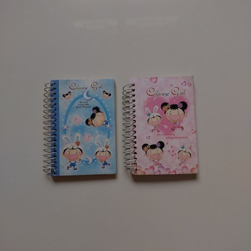 

Mini Notes Chinese Girl Gadis Kecil Memo Notebook Ring Book Buku Tulis Cewe